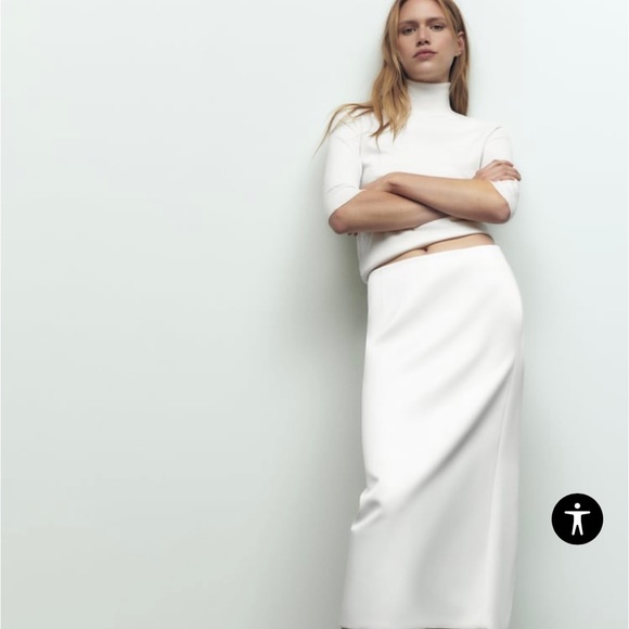 NWOT Zara high collar knit sweater - Picture 3 of 10